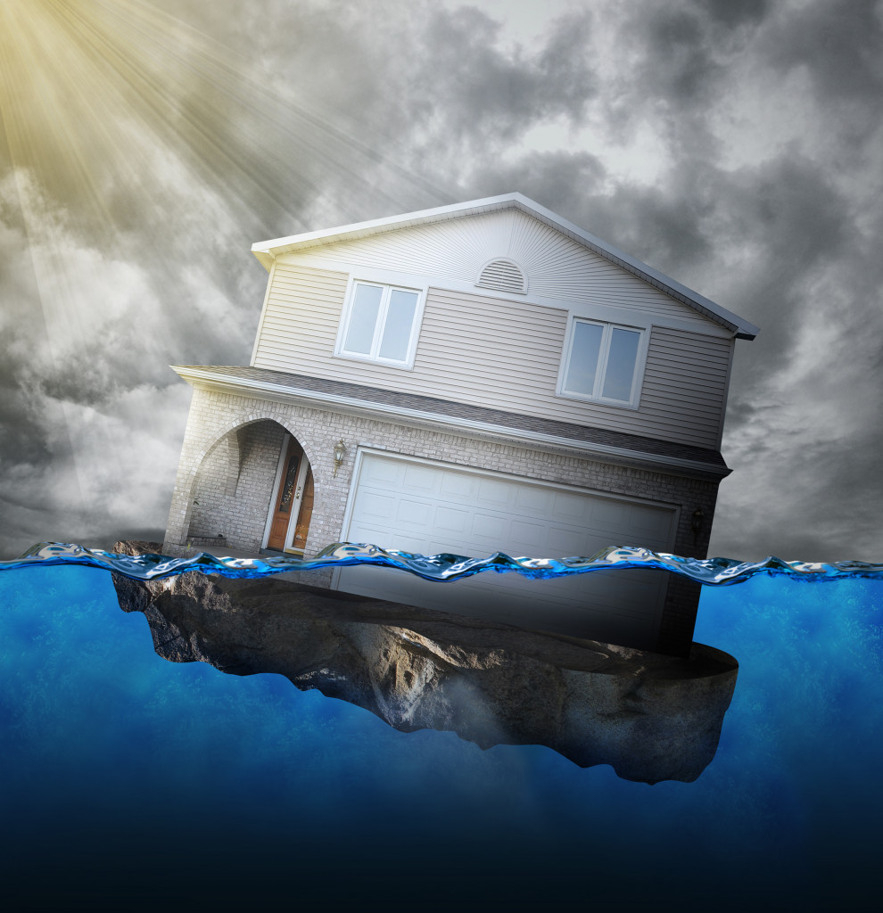 Sinking home and its value