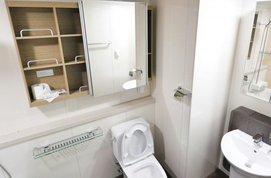 small bathroom with a toilet and a sink